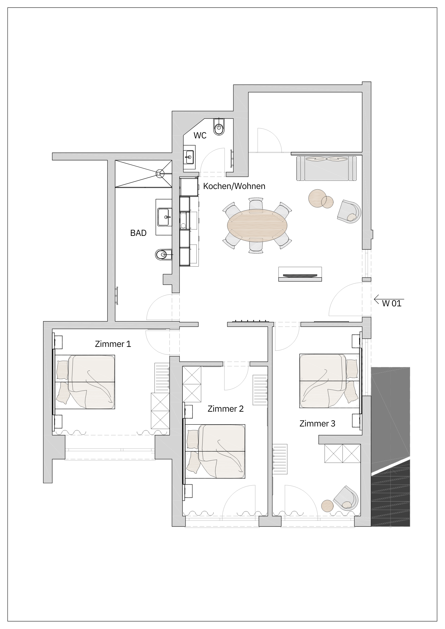 GR ATELIER Saunatasche im Hotel Alpennest Leutasch
